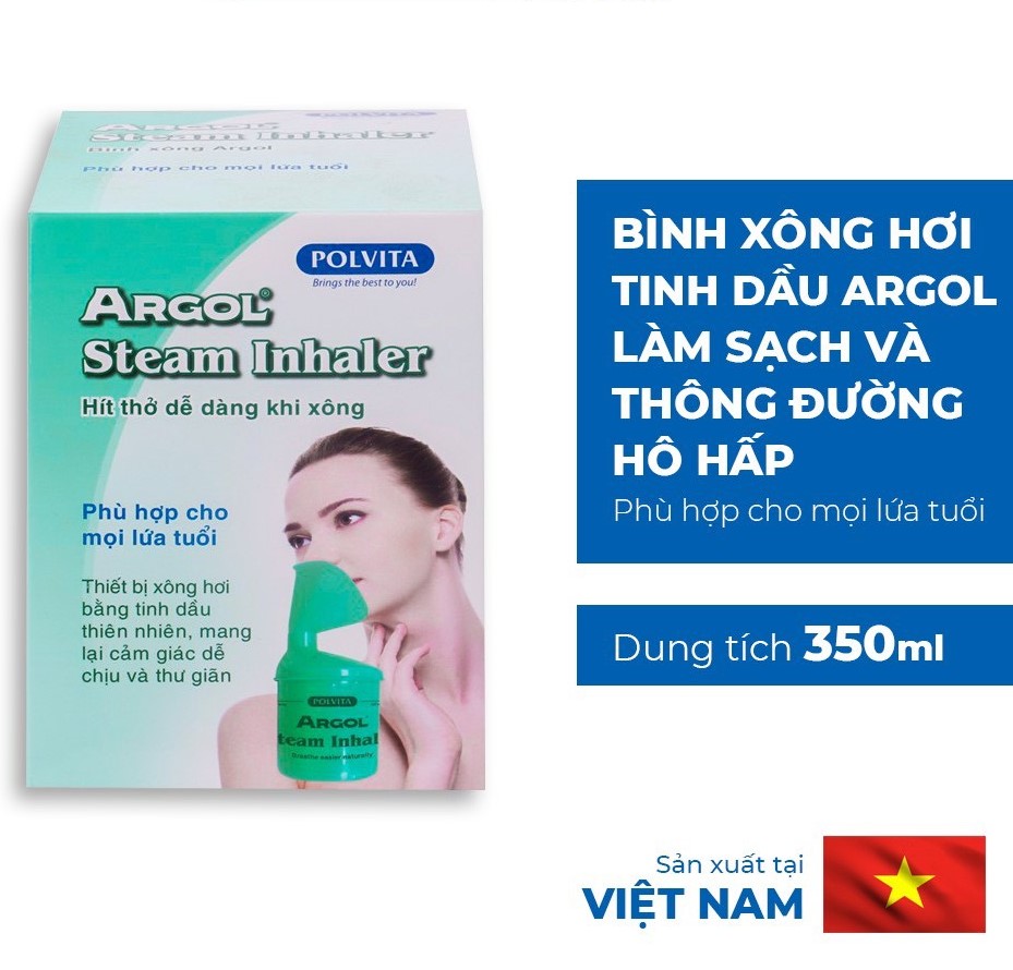 Bình xông mũi, xông tinh dầu – Làm sạch và thông đường hô hấp - hộp 350ml