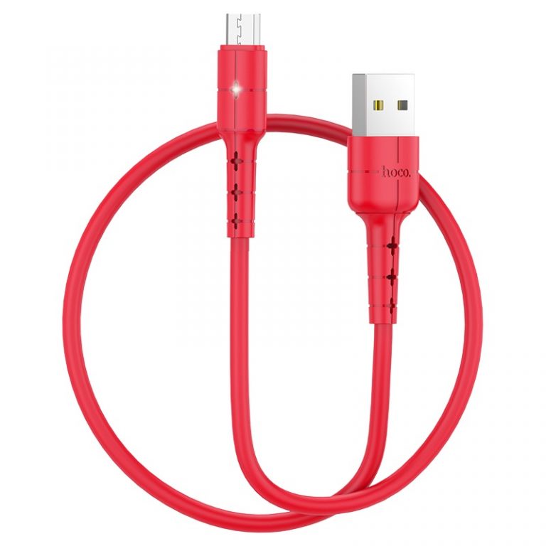 Cáp sạc nhanh Micro USB Hoco, hỗ trợ sạc nhanh 2A, chất liệu TPE siêu bền, hạn chế rối, dài 120cm dành cho Samsung, Xiaomi, Huawei, Vivo, Sony, X30 - Hàng chính hãng