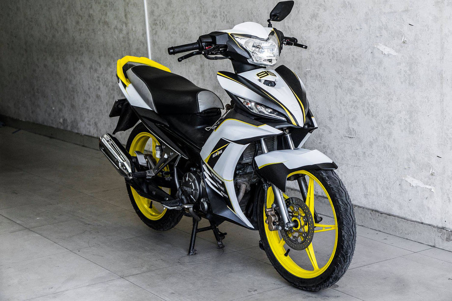 Tem trùm Exciter 135 Yellow Decal4bike