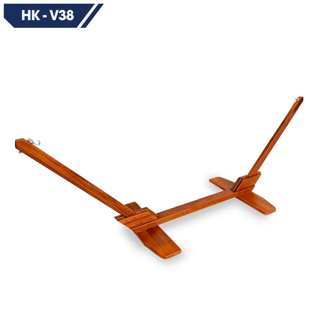 KHUNG VÕNG GỖ SỒI TỰ NHIÊN HAKAWA HK-V38 - (Không vó lưới võng)