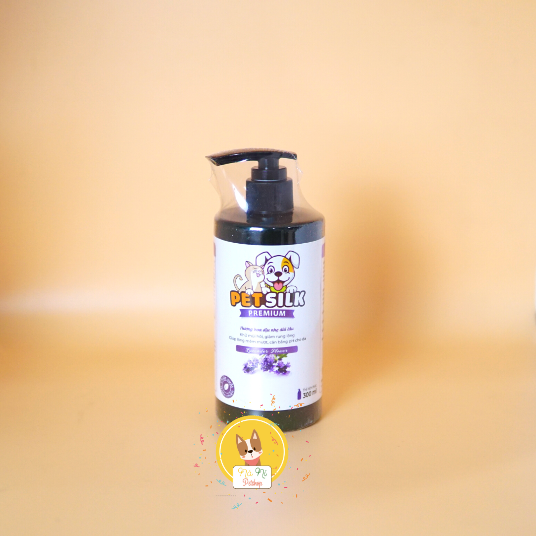 Sữa tắm siêu mượt Petsilk cho CHÓ MÈO ( 300ml)