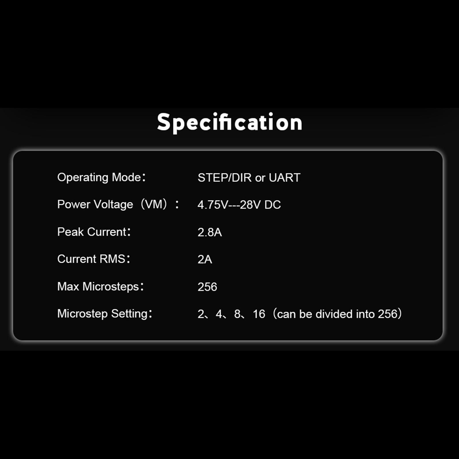 TMC2209 V1.2 Stepper Motor Driver  2.8A 3D Printer Part