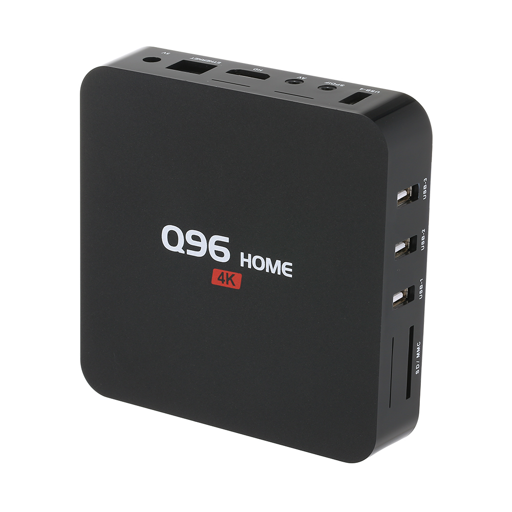 Hộp TV Thông Minh Q96 Home Android 8.1 RK3229 Quad Core UHD 4K Cho Trình Phát Video Media Player 1Gb / 8Gb 2.4g WiFi H.265 VP9 HDR10