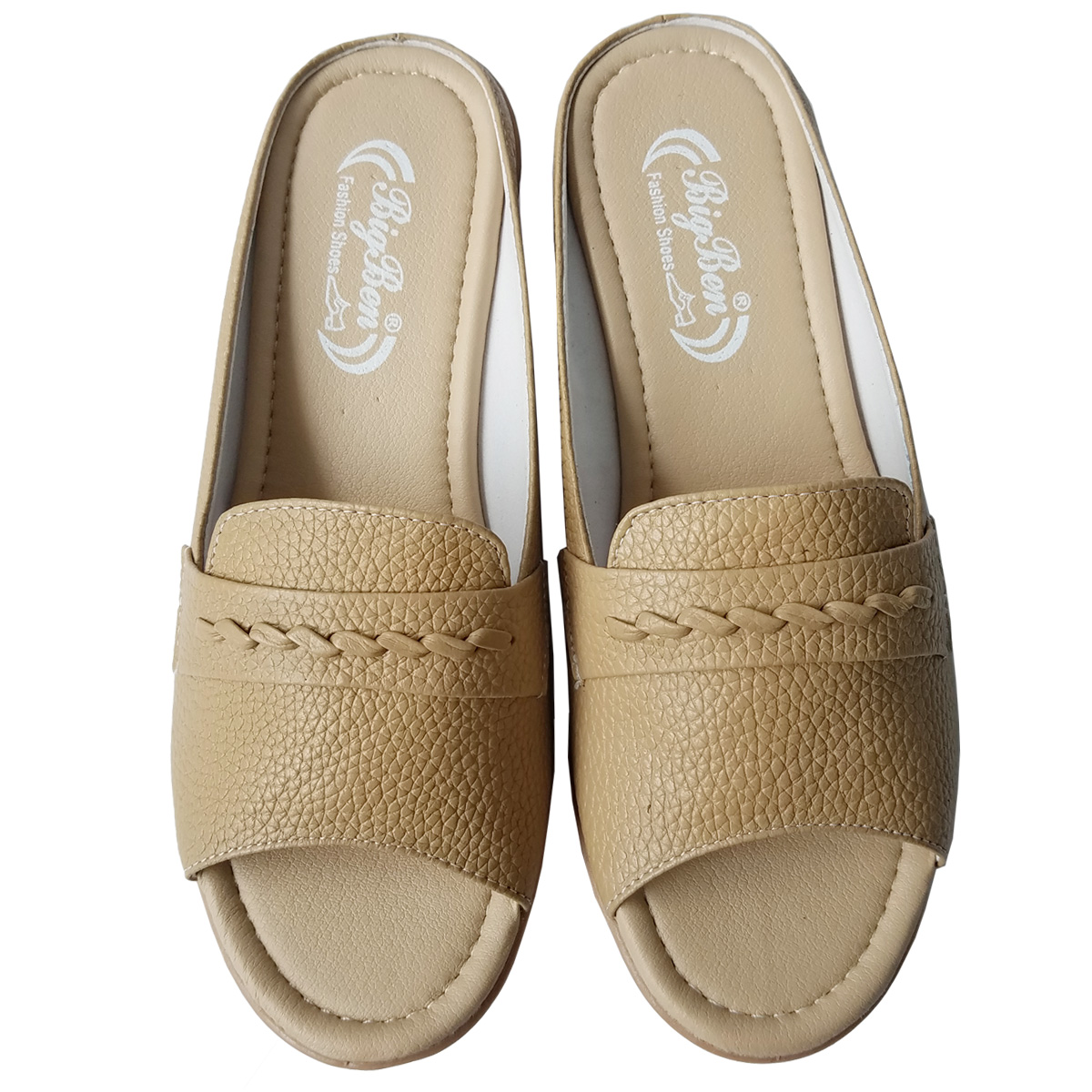 Dép Cao Gót Nữ BIGGBEN Da Bò Cao 5 Phân DCG112