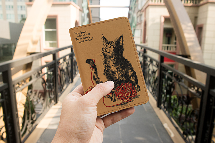Bao Da Hộ Chiếu / PASSPORT Mika Nhộng CATZ-001-003-P - Nâu