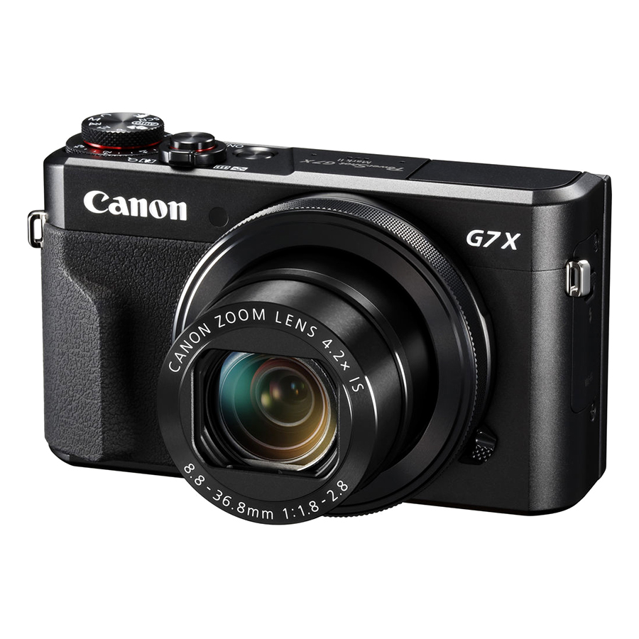 Máy Ảnh Canon Powershot G7X Mark II - Đen (Tặng Kèm Thẻ Nhớ Và Túi Đựng Máy Ảnh) - Hàng Chính Hãng