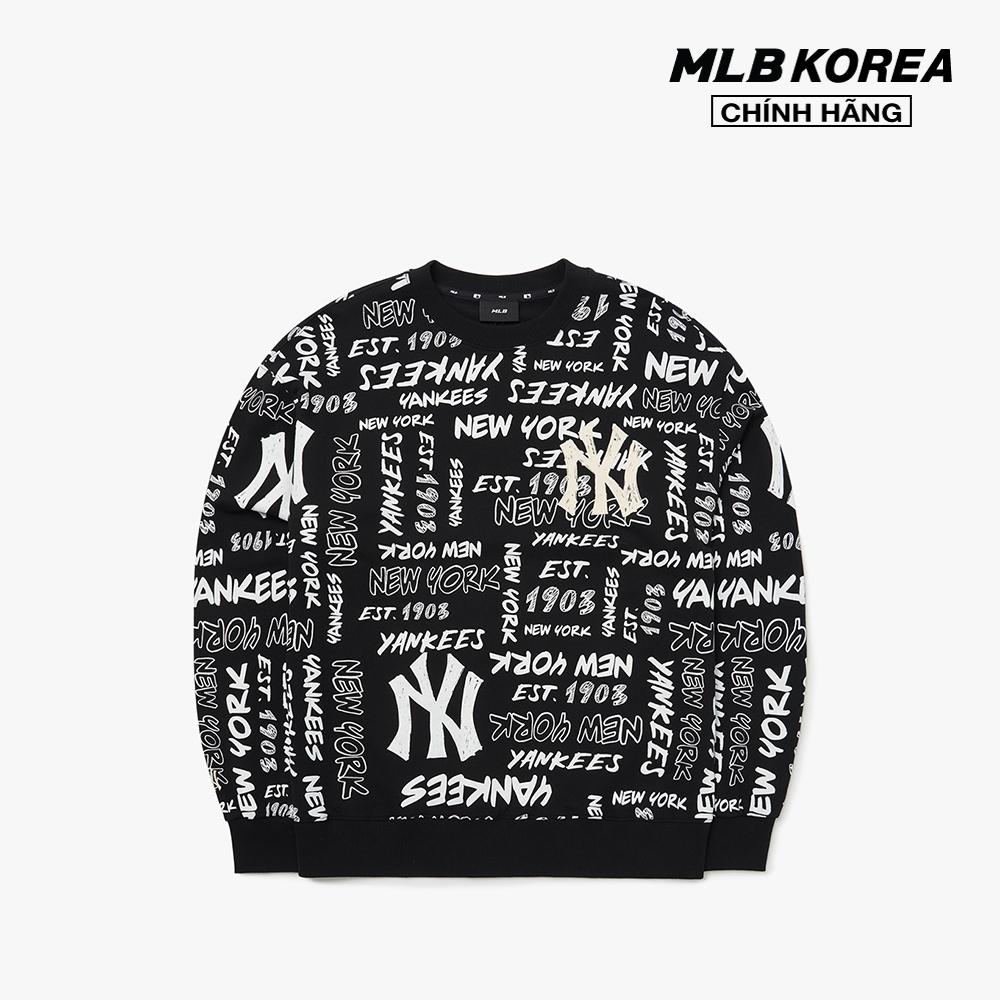 MLB - Áo sweatshirt tay dài cổ tròn Grafitti Allover Mega Overfit 3AMTZ0124