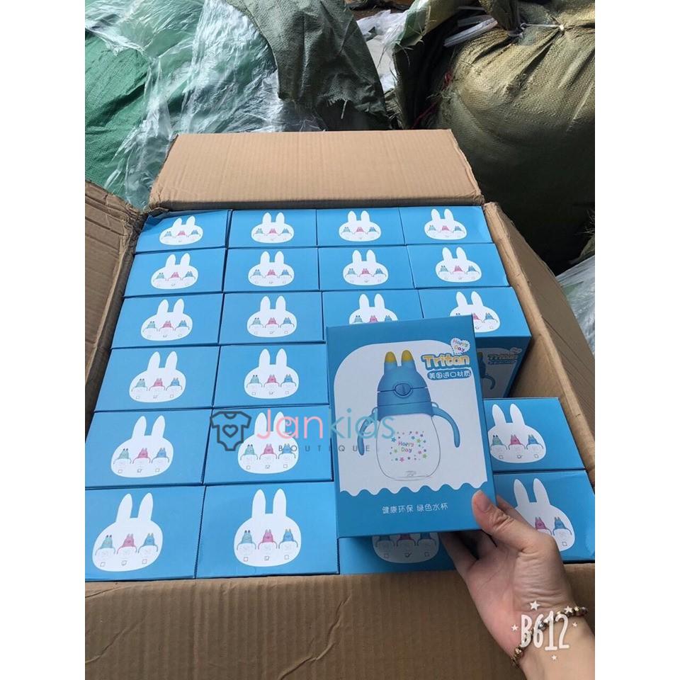 Bình tập uống nước chống sặc cho bé cao cấp Tritan