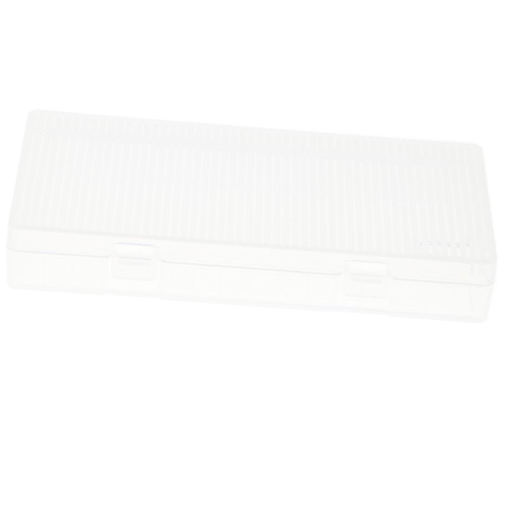 Transparent Battery Organizer Storage Case Holder Box For 18650 Batteries