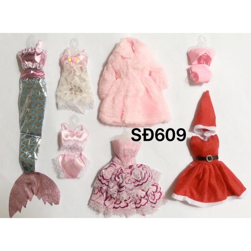 Combo 6 loại quần áo búp bê 30 cm