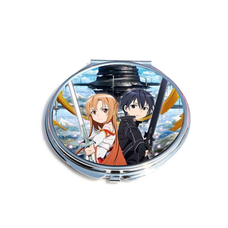 Gương Sword art online anime chibi gương bỏ túi cầm tay 2 mặt dễ thương tiện lợi quà tặng độc đáo