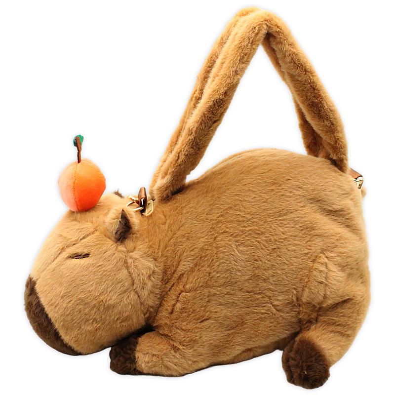 Túi Vải Hình Capybara - WanLongDa 70-3 - Màu Nâu