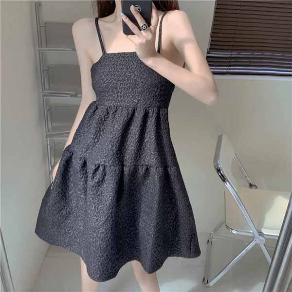 Đầm maxi hai dây xoè công chúa retro [HÀNG CHUẨN] đi biển hoặc dạ tiệc