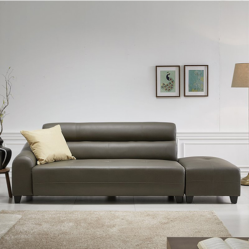 GHẾ SOFA DA PU 3 CHỖ NGỒI KÈM ĐÔN - SF1353 - 2 màu (nâu &amp; xám) (Phòng Khách)