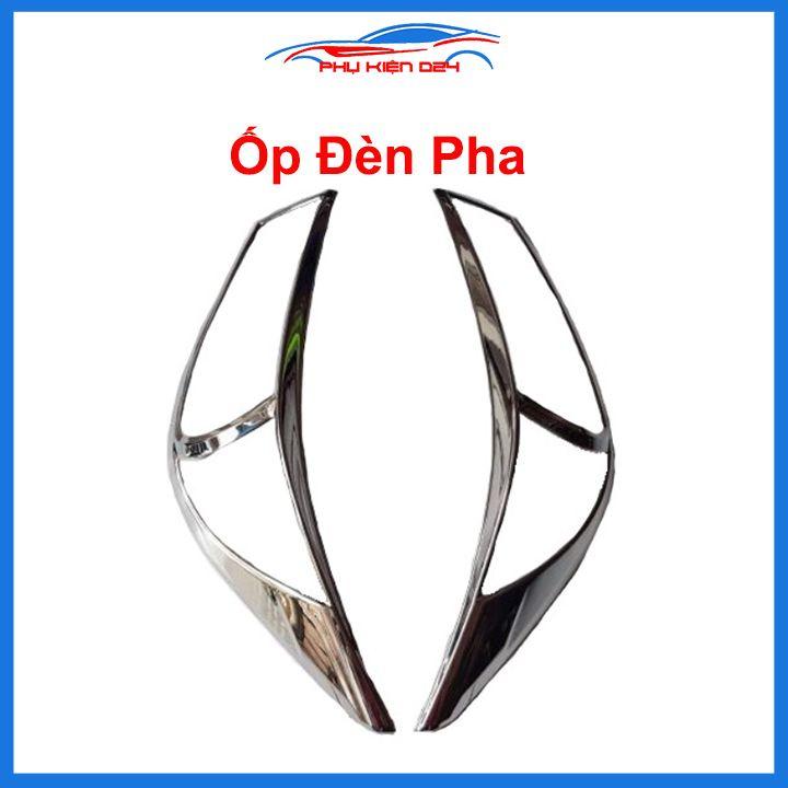 Ốp viền đèn pha hậu mạ crom Innova 2012-2015, 2017-2018-2019-2020-2021 chống trầy trang trí bảo vệ xe