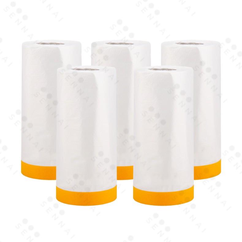 Màng Bọc Nilong Che Chắn Bụi Đa Năng Sennai Kích Thước 3.2M X 12M Có Keo Dán Cố Định - 5 Cuộn