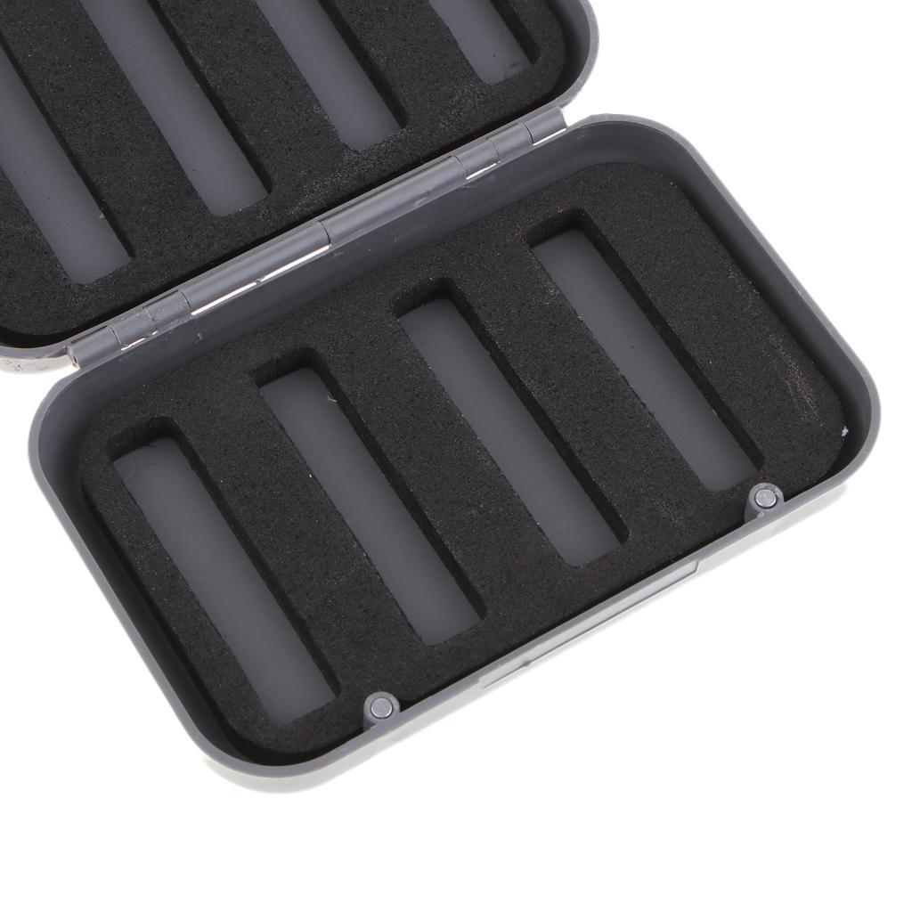 2PCS Waterproof Fly Fishing Flies  Hook   Storage Case Box