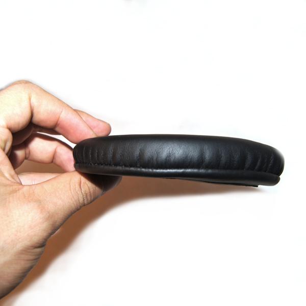 Black cozy leather foam Ear Cushions for Headphones MDR CD1000 MDR CD3000