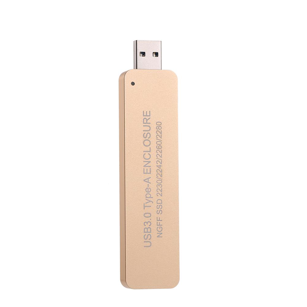 Hộp đựng Bộ chuyển đổi NGFF M.2 sang USB 3.0 SSD cho Ổ cứng SSD B dựa trên M2 SATA Áp dụng cho 2230/2242/2260