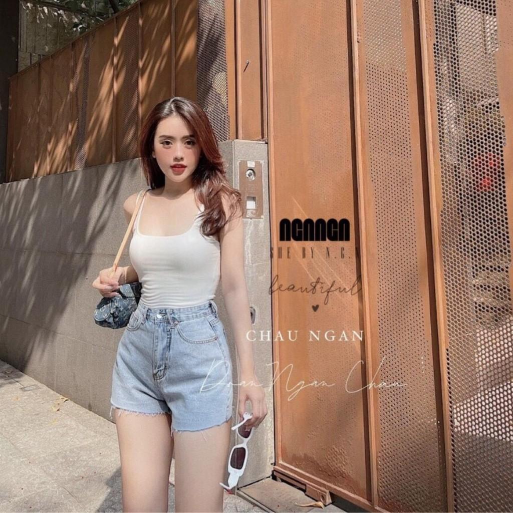 Áo Ba Lỗ Bozip Dáng Croptop Nhiều Màu Cực Xinh Chuẩn Hàng Hotgirl