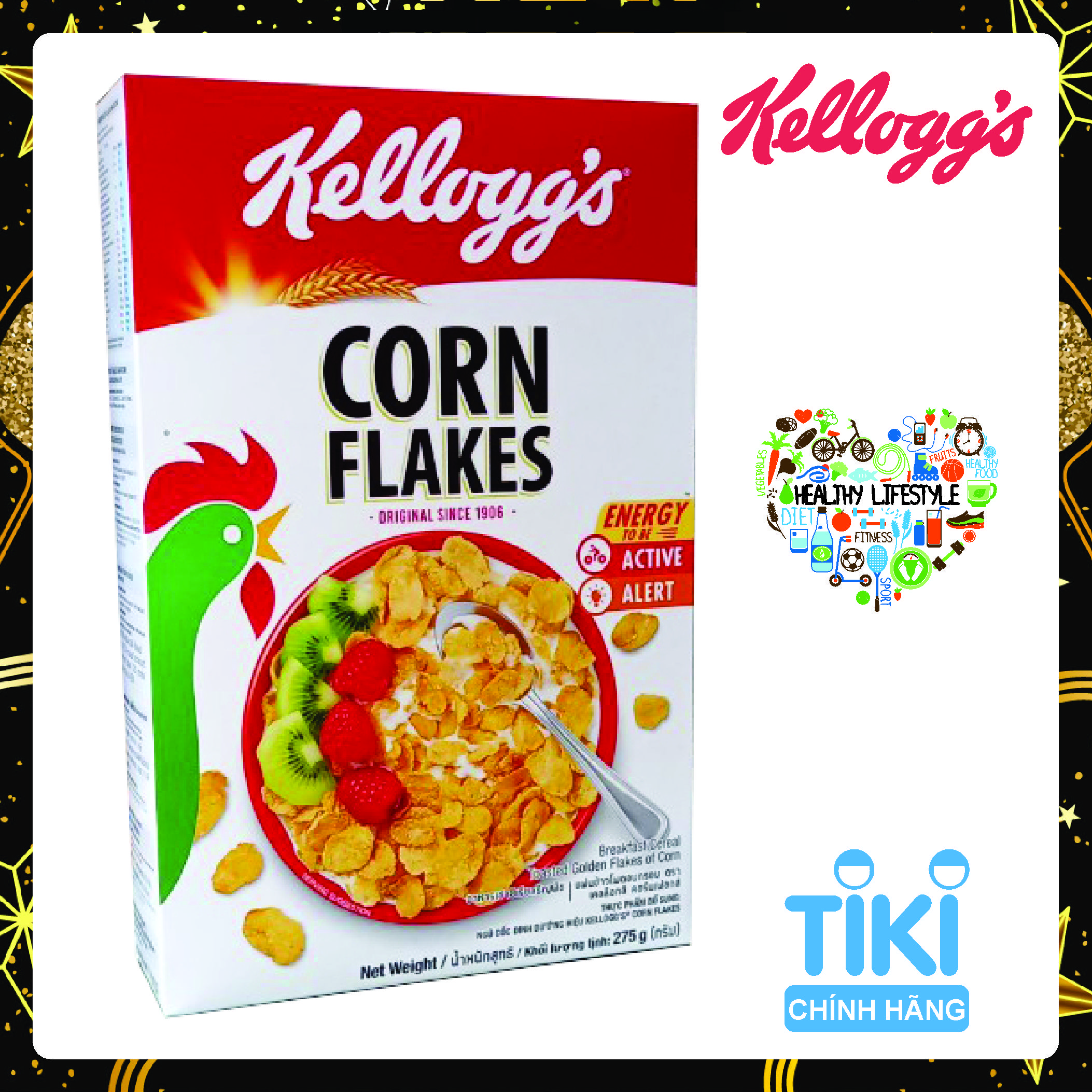 Ngũ Cốc Ăn Sáng Kellogg's Corn Flakes 275g