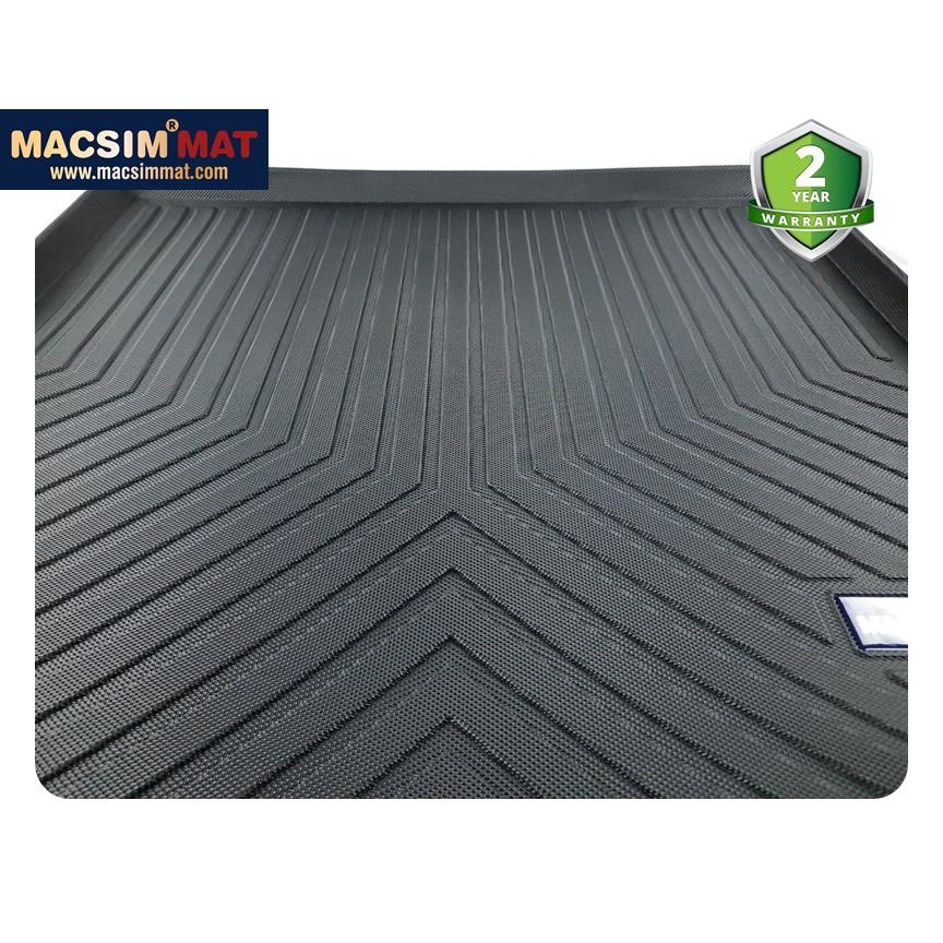 Thảm lót cốp xe ô tô Porsche Cayenne 2018-đến nay nhãn hiệu Macsim chất liệu TPV cao cấp màu đen