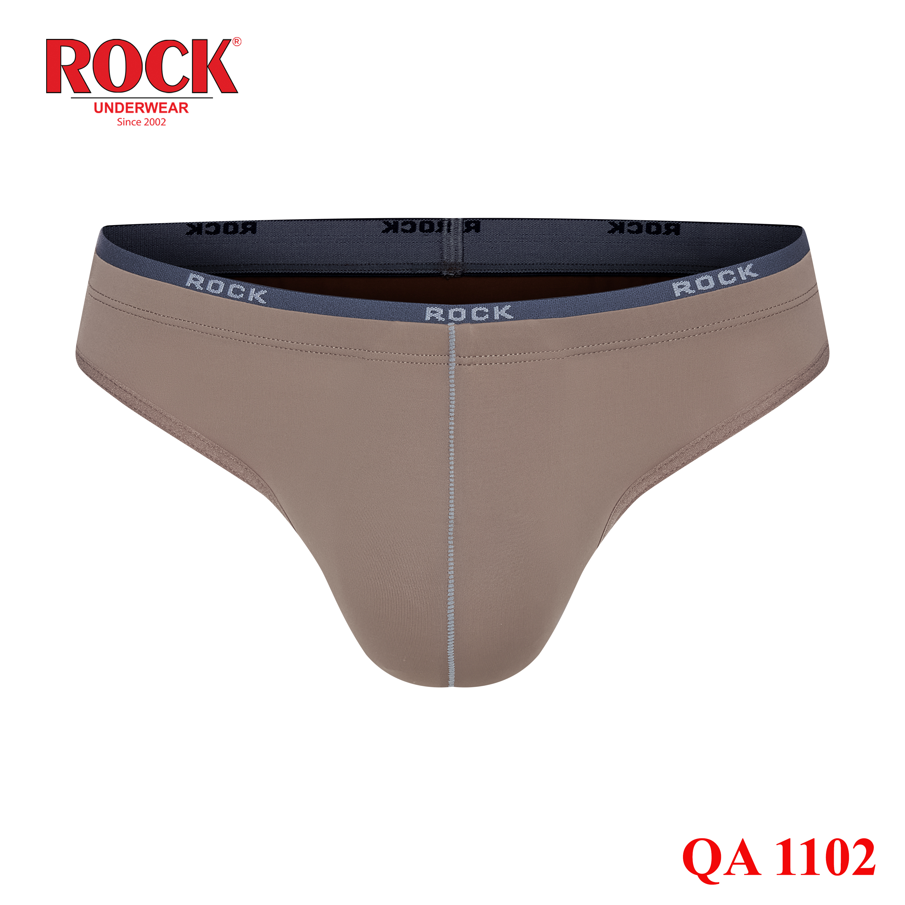 Quần lót nam cao cấp cotton ROCK UNDERWEAR 1102 thoáng mát thấm hút tốt, không cấn bụng