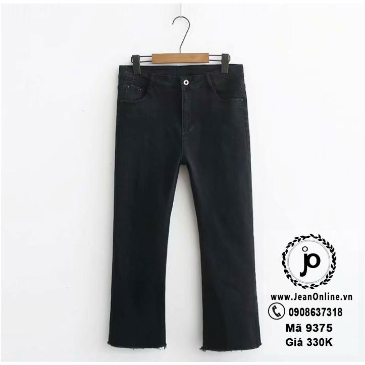 Bigsize Nữ - Quần Jean Dài Ống Tưa