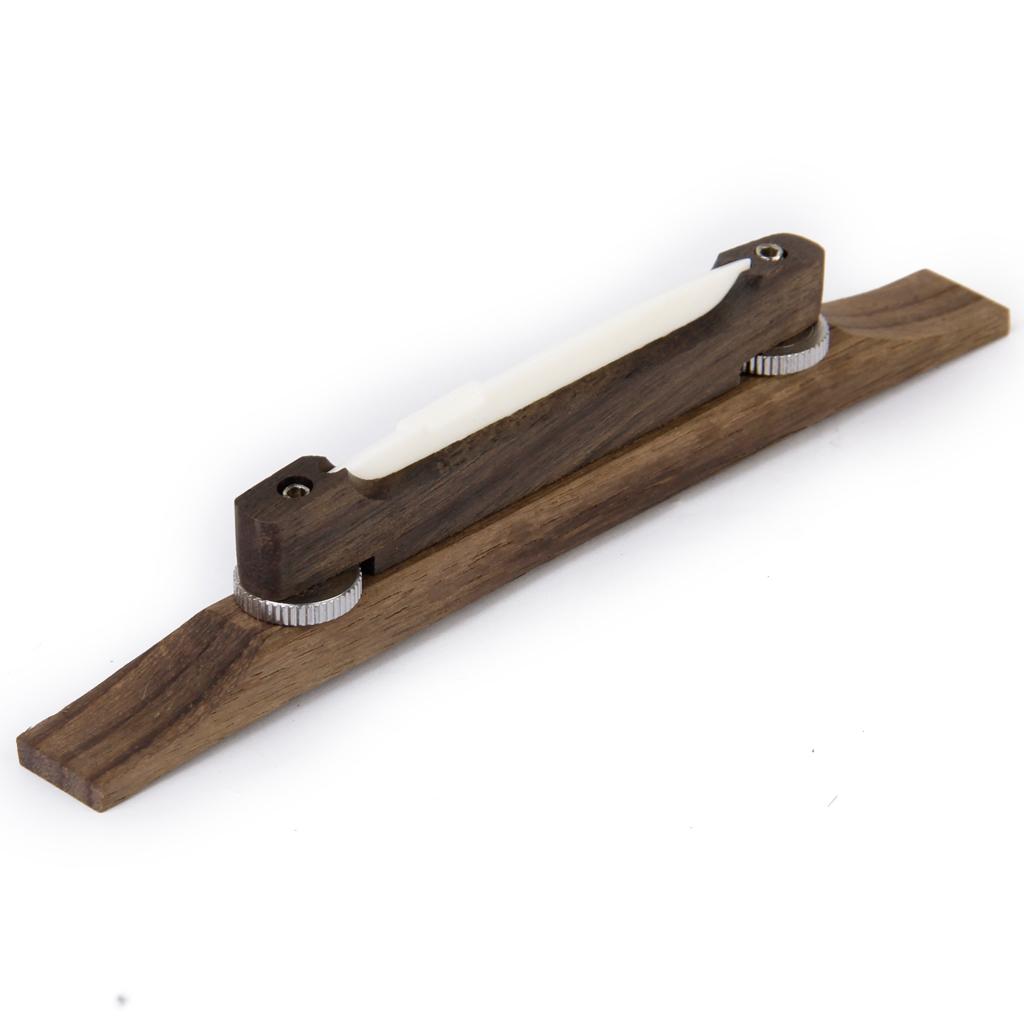 Rosewood Bridge with Bone Saddle for Archtop Jazz Guitar