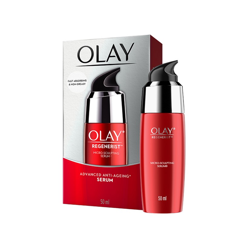 Bộ 3 Sản Phẩm Chống Lão Hóa Chuyên Sâu: Combo Kem Dưỡng Da Ban Đêm Olay Regenerist + kem OLAY WHIP UV Regenerist  + Tinh Chất Vi Dưỡng Olay Regenerist 50ml