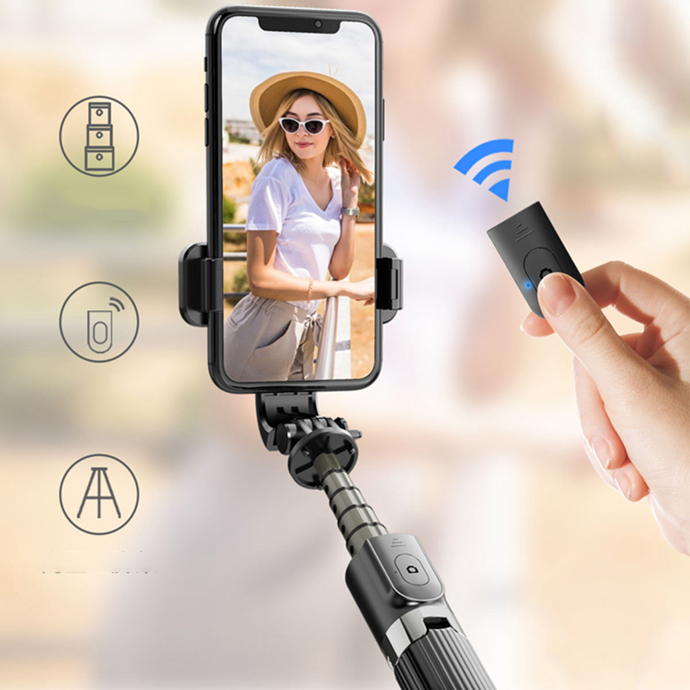 Gậy chụp ảnh tự sướng Selfiecom L07 có đèn led 3 chế độ - Tích hợp tripod và remote bluetooth chụp từ xa, hỗ trợ livestream hiệu quả - Hàng chính hãng