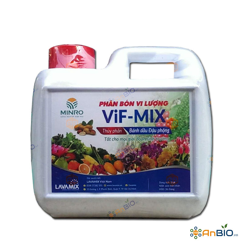 DUNG DỊCH THUỶ PHÂN BÁNH DẦU ĐẬU PHỘNG ViF-MIX Can 1 lít