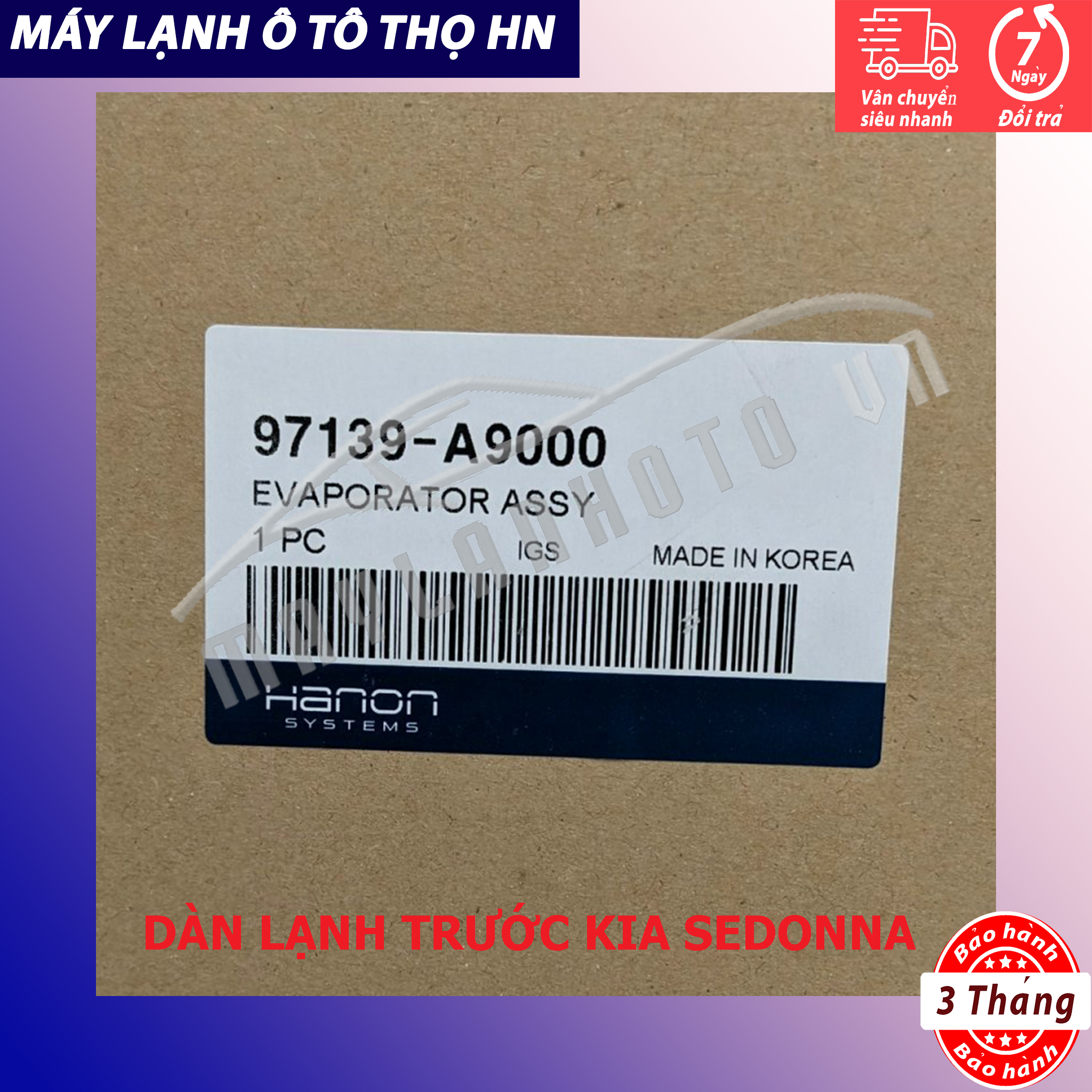 Dàn lạnh Kia Sedona 2014 2015 2016 2017 2018 2019 2020 hàng xịn Hàn Quốc 14 15 16 17 18 19 20