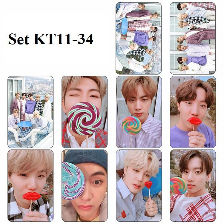 Set 10 jelly card mềm dân được BTS persona ( 5 mẫu)