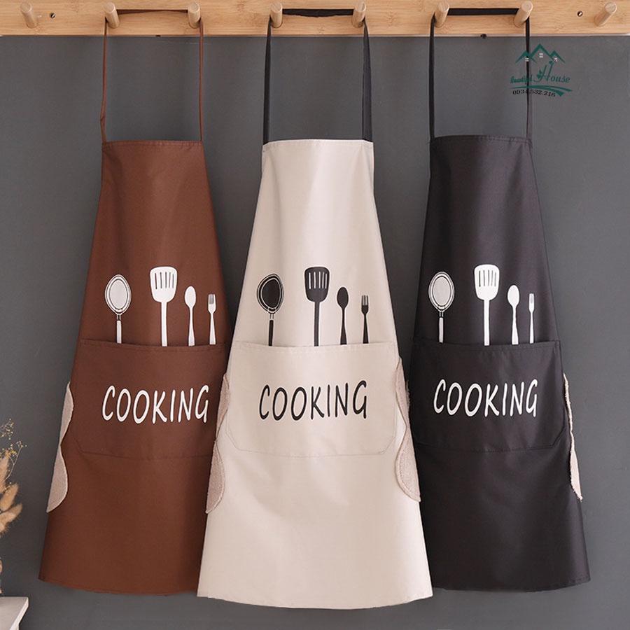 Tạp Dề Vải Oxford Cao Cấp Chống Thấm Nước - Chống Bám Bẩn, Thời Trang Mẫu 2