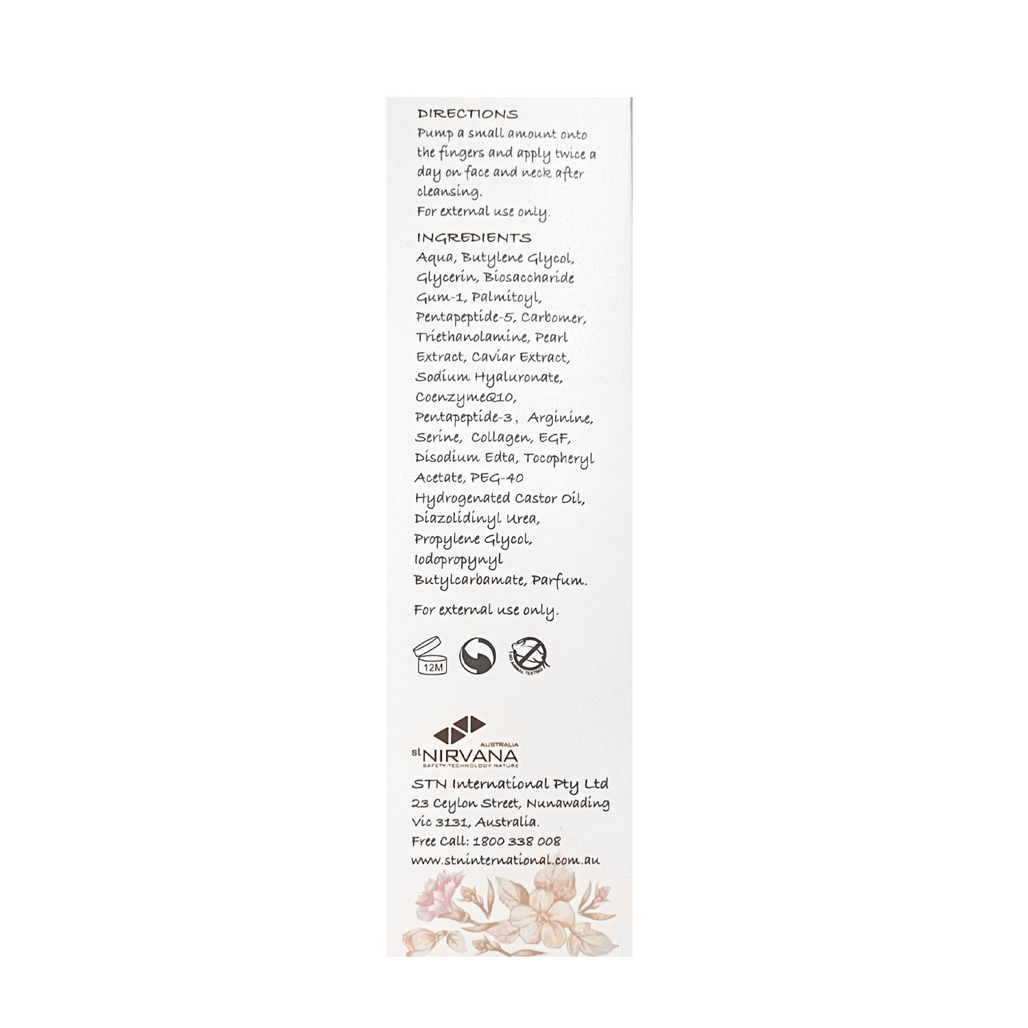 Kem phục hồi trắng da Rosanna Advanced Recovery Boosts Concentrate 60G