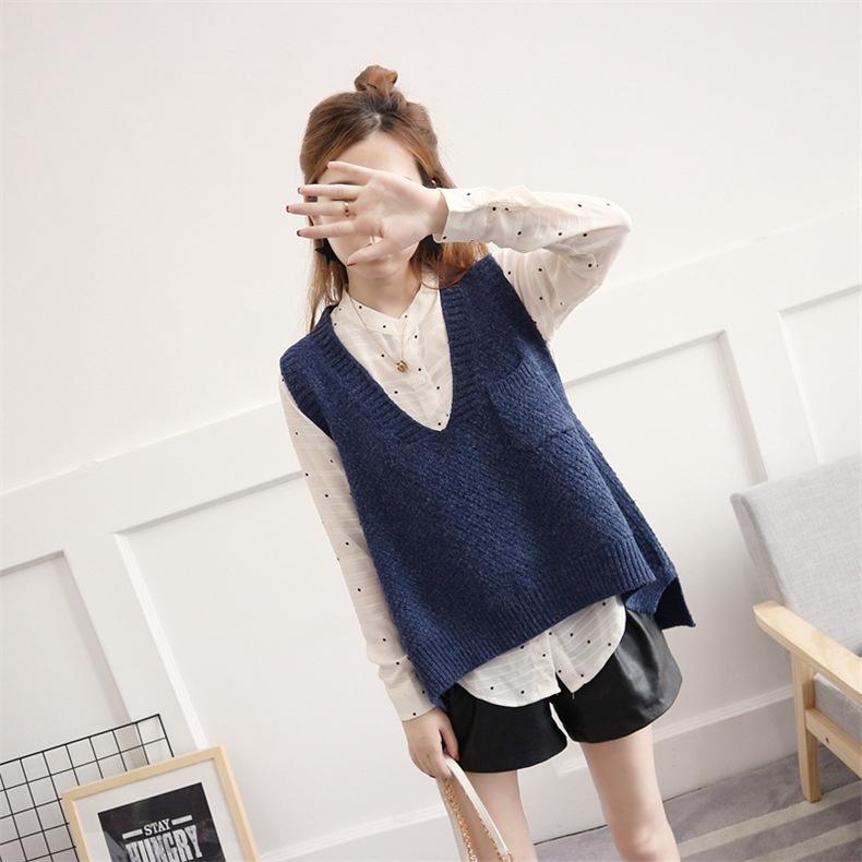 Áo ghile len form rộng dáng lửng trẻ trung, thời trang phong cách trẻ