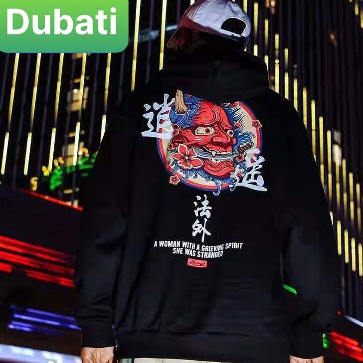 ÁO KHOÁC HOODIE CHẤT VẢI NỈ QUỶ NGẬM KIẾM CHỐNG LẠNH NẶNG ĐÔNG HÈ UNISEX- DUBATI FASHION