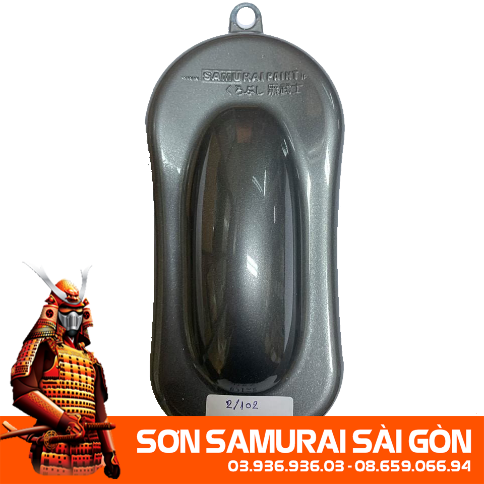 Sơn SAMURAI KUROBUSHI H177* MÀU BẠC VOSTOK chính hãng dành cho xe máy