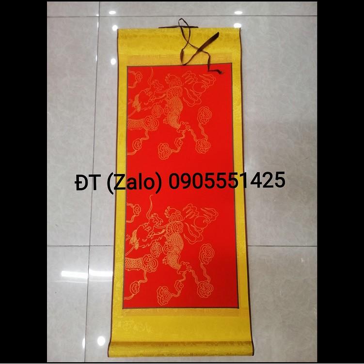 Bộ 5 tấm biểu lụa thư pháp /Giấy viết thư pháp liễn bồi lụa