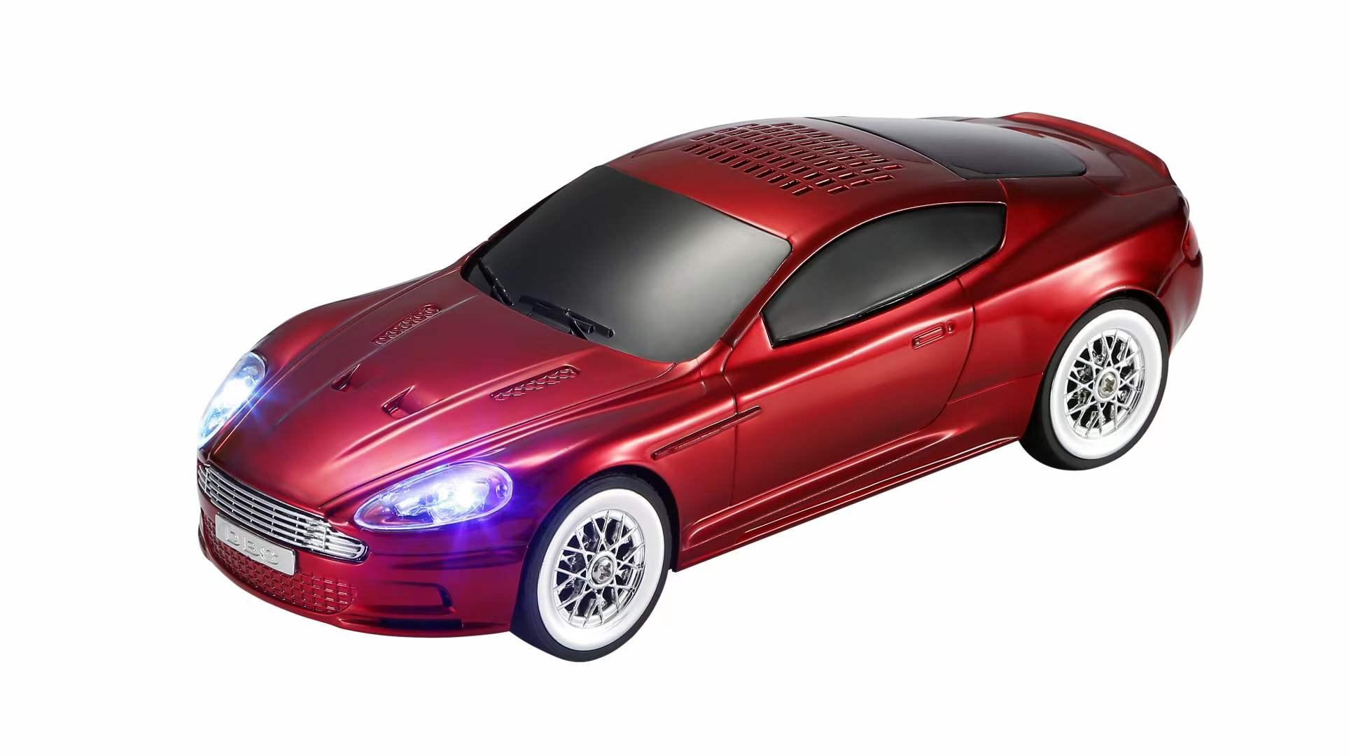 Loa Bluetooth không dây di động hình ô tô EONKO WS-593 có đèn LED hỗ trợ tai nghe TF USB FM Autodyne TWS Màu sắc: hồng WS-593