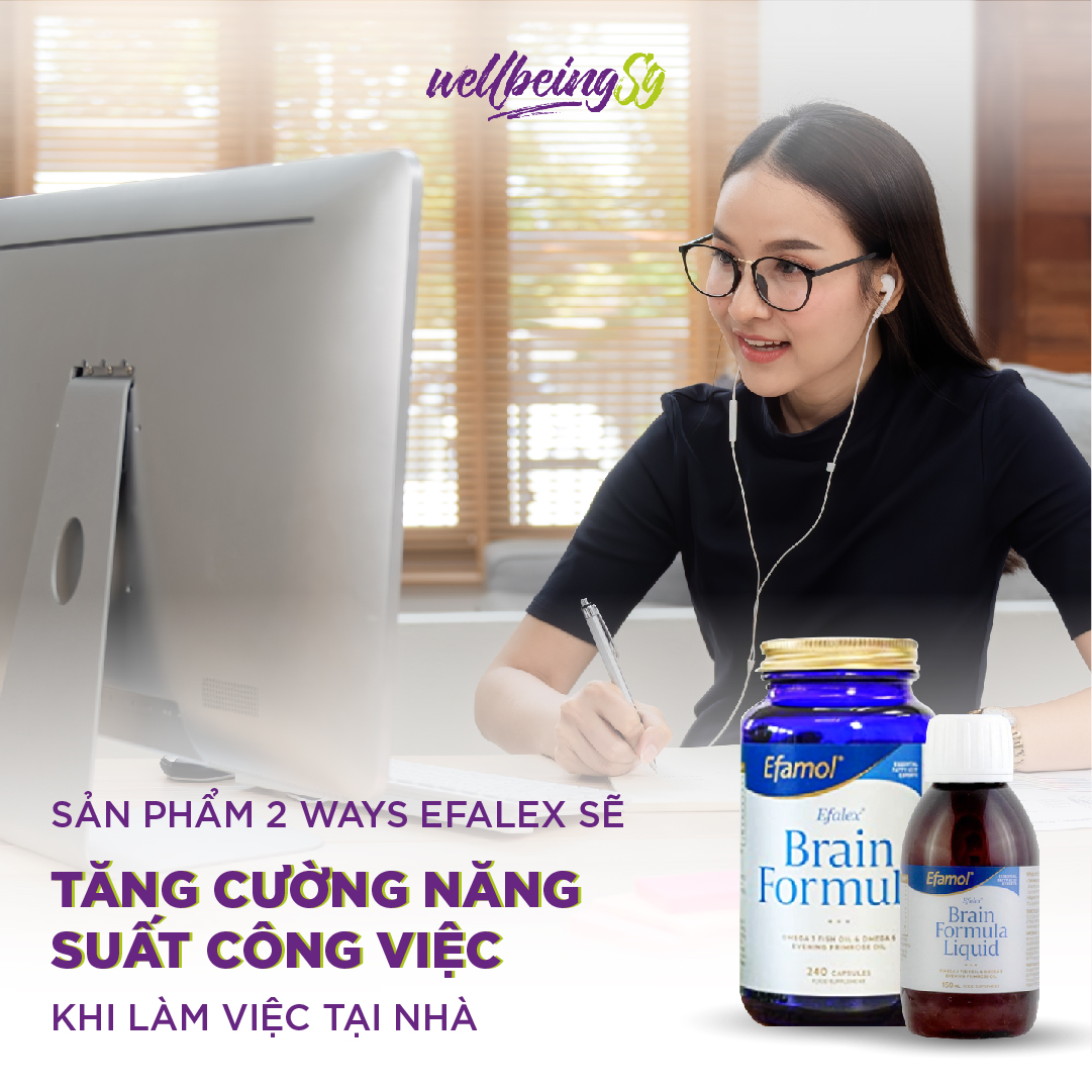 Viên Uống Bổ Sung Dầu Cá DHA, EPA, Efamol Efalex Tăng Cường Trí Nhớ, Hỗ Trợ Trí Não, Tim Mạch, Thị Lực