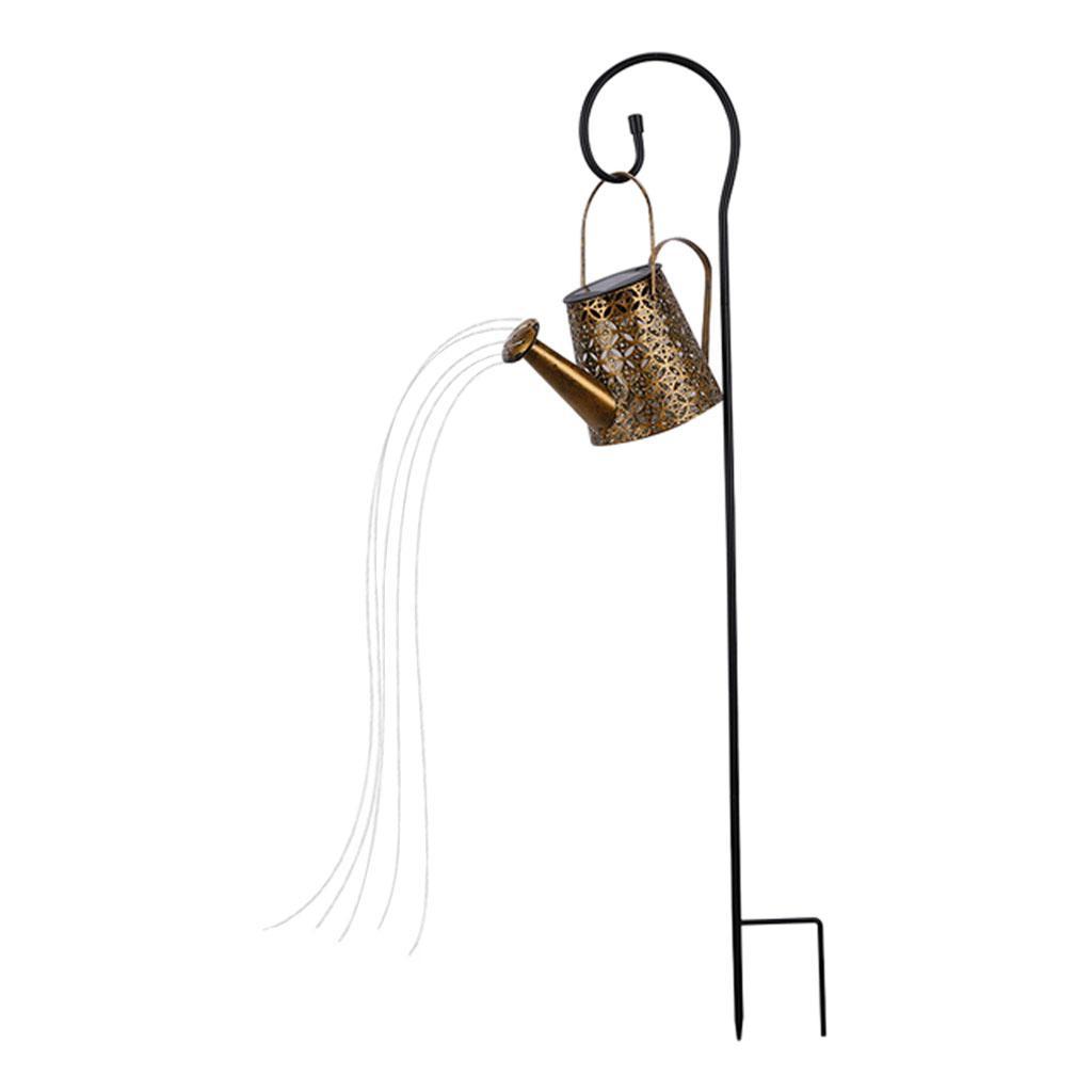 2pcs Watering Can Stake Lamp Yard Decor Outdoor Lamp