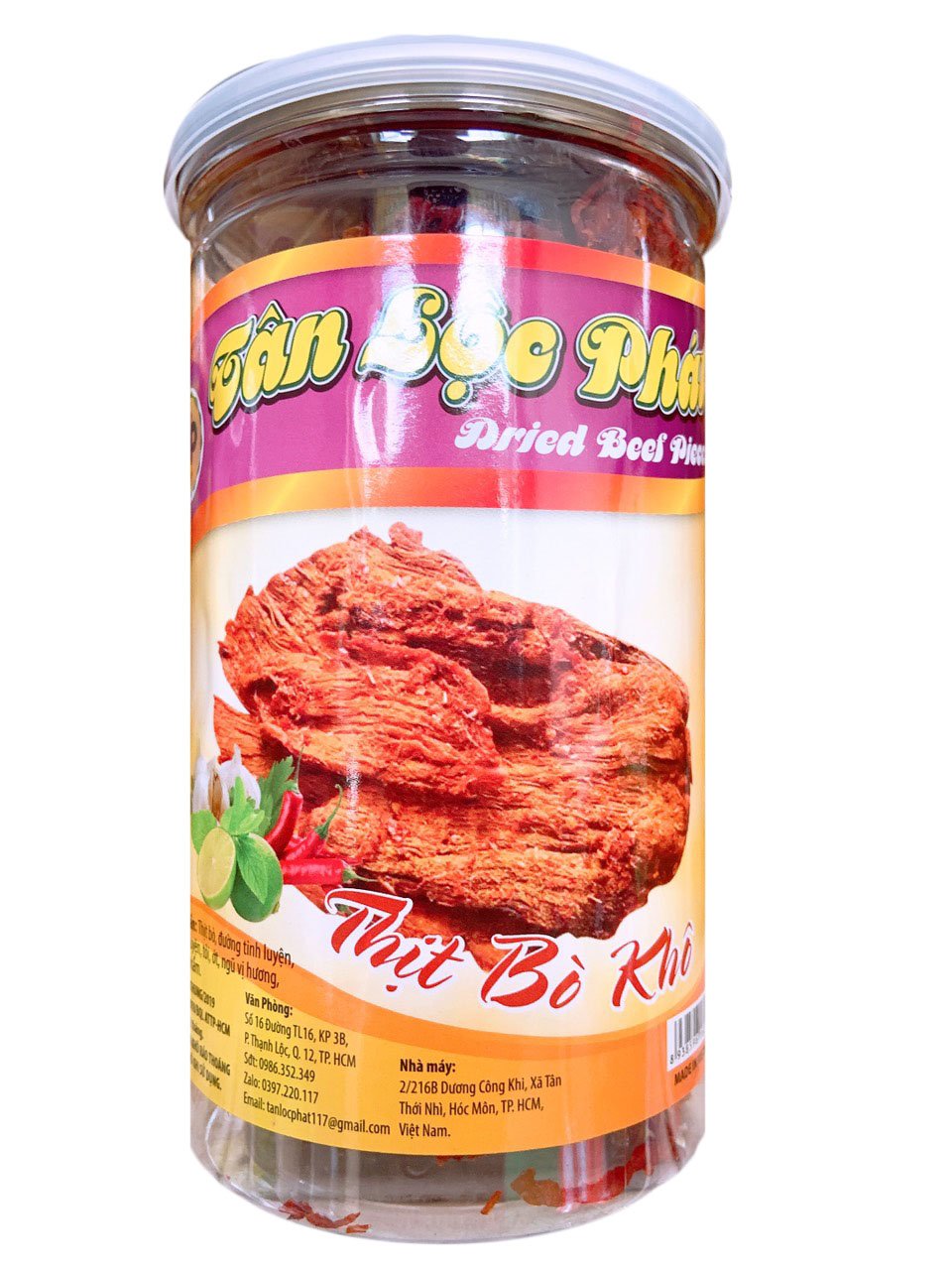 KHÔ BÒ SỢI TÂN LỘC PHÁT HŨ 300G