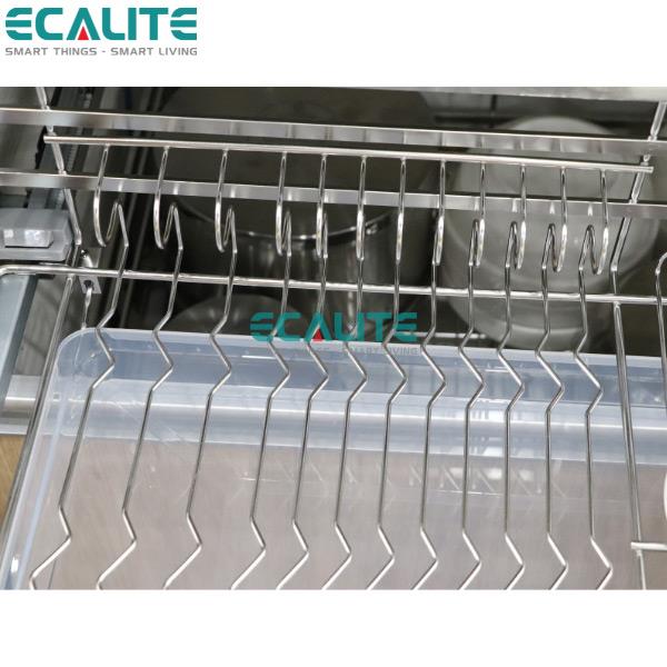 Kệ xoong nồi tủ dưới Pull-out Ecalite EL-EP7003B - Hàng Chính Hãng