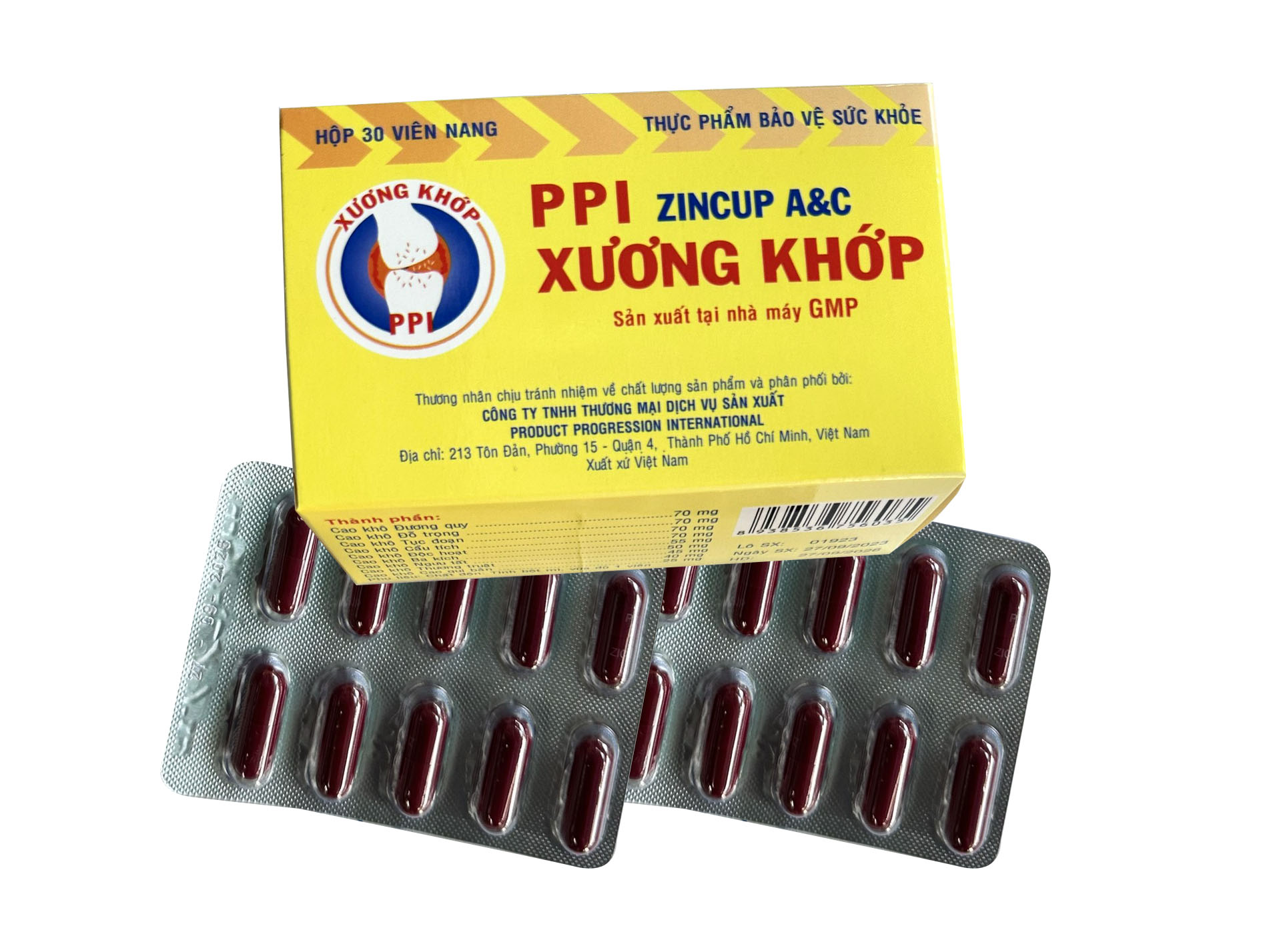 Thực Phẩm Chức Năng Bảo Vệ Sức Khỏe PPi Zincup A&C Xương Khớp