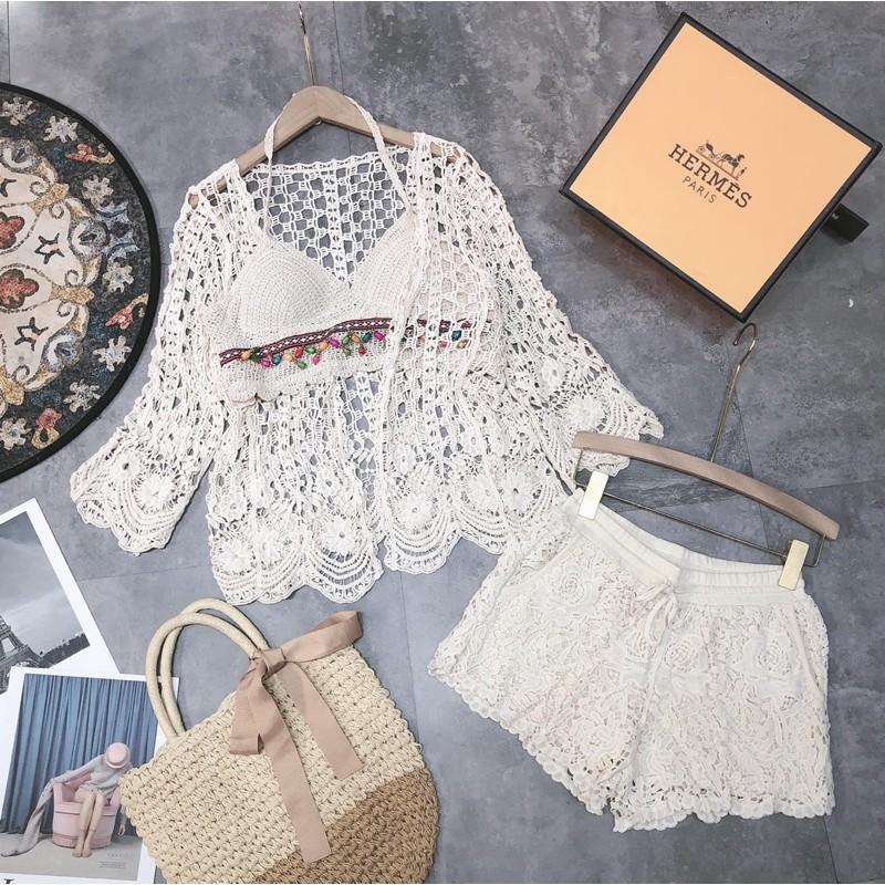- Set ren đi bikini đi biển siêu hót
