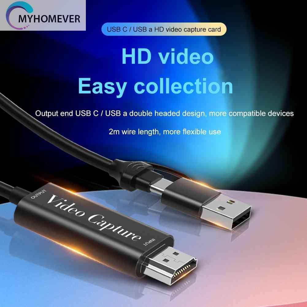 Card Chuyển Đổi USB A / C Giao Diện Kép HDMI Sang USB Thẻ