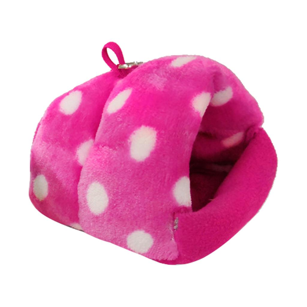 Hamster Plush Hammock Hanging Swing Bed Cave Pink