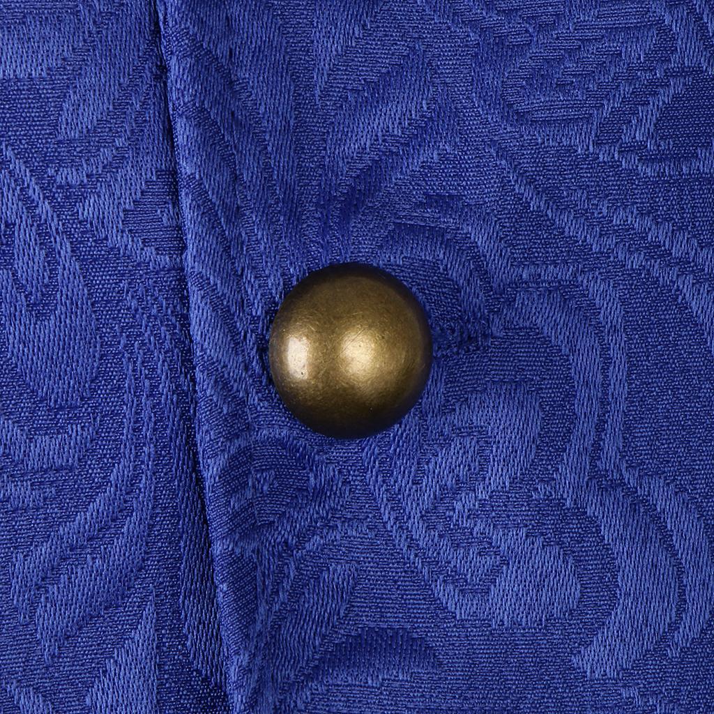 Men's Medieval Jacquard Waistcoat Steampunk Slim Fit Dress Vest